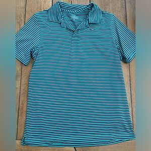 Vineyard Vines Blue and Black Striped Polo Shirt